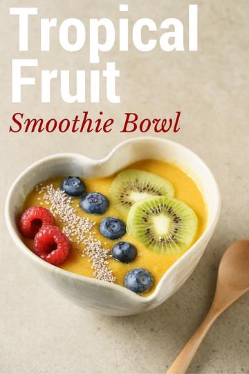 Tropical Fruit Smoothie Bowl