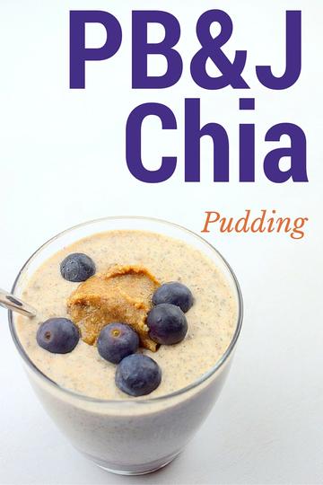 Peanut Butter and Jelly Chia Pudding