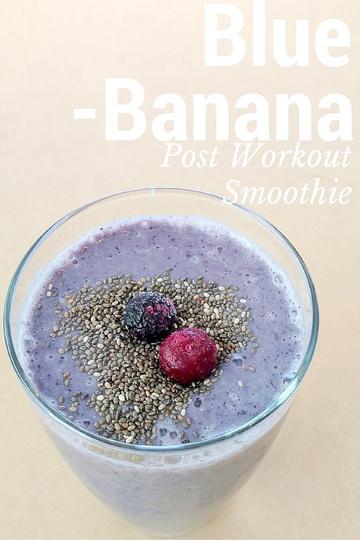 Blue Banana Post Workout Smoothie – Blenditup Foods