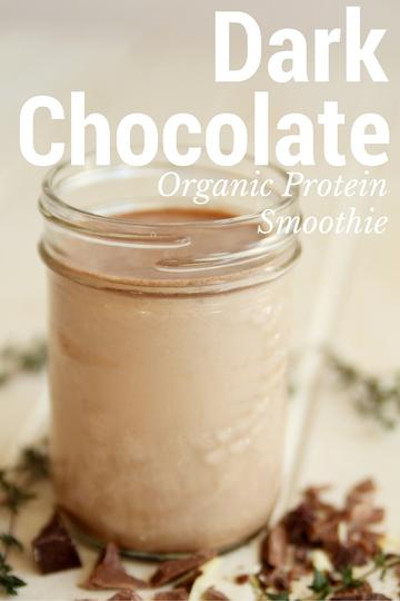 Dark Chocolate Organic Protein Smoothie