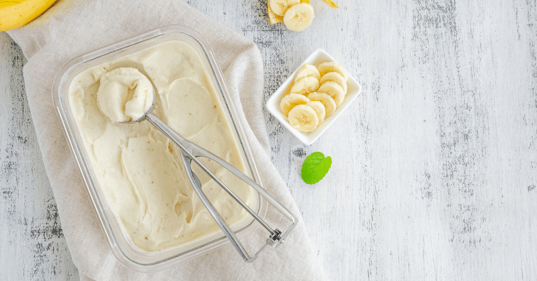 High Protein Banana Nice Cream