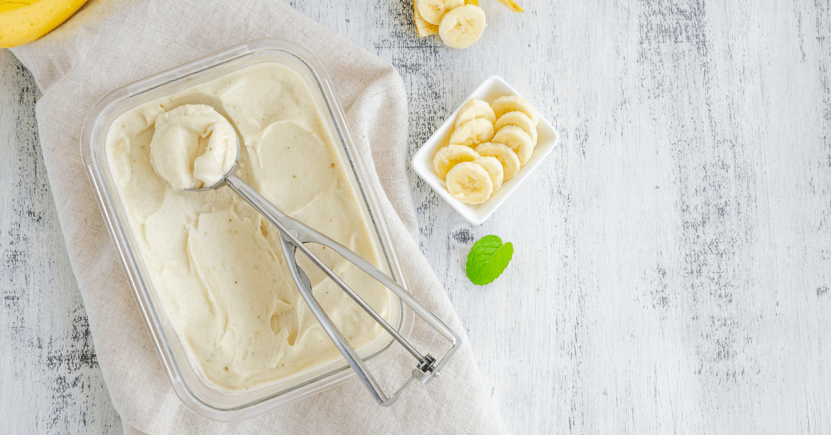 High Protein Banana Nice Cream