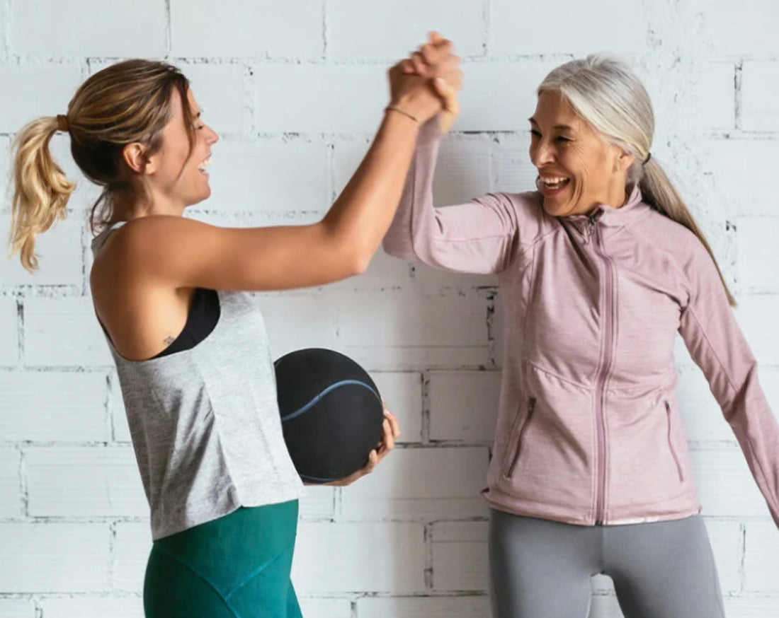 Woman exercising