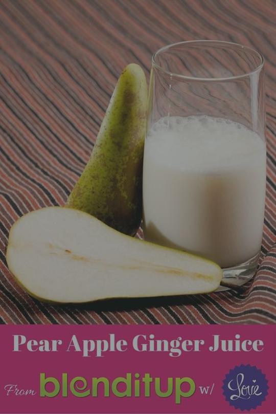 Pear Apple Ginger Juice