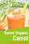 Sweet Organic Carrot Protein Smoothie