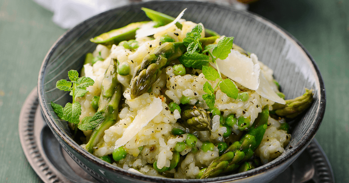 Creamy Italian Orzo Mint Salad