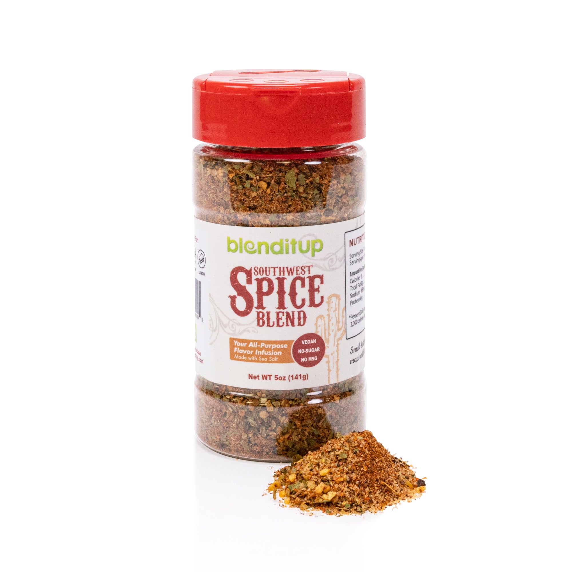 Southwest Everything Spice Blend  Vegan Protein Powder Mix – Blenditup  Foods